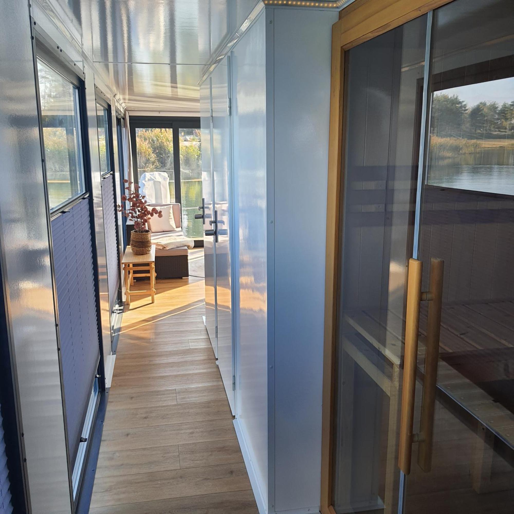 Schwimmendes Ferienhaus Silent Elsterheide Extérieur photo